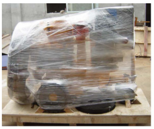 dry shotcrete machine packing and delivery