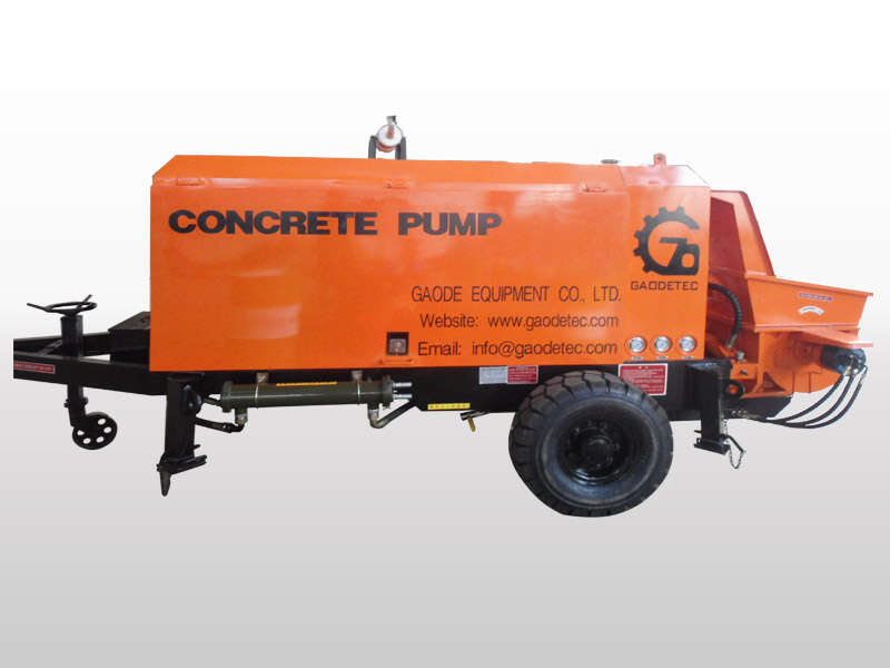 small concrete pump,trailer concrete pump,portable concrete pump