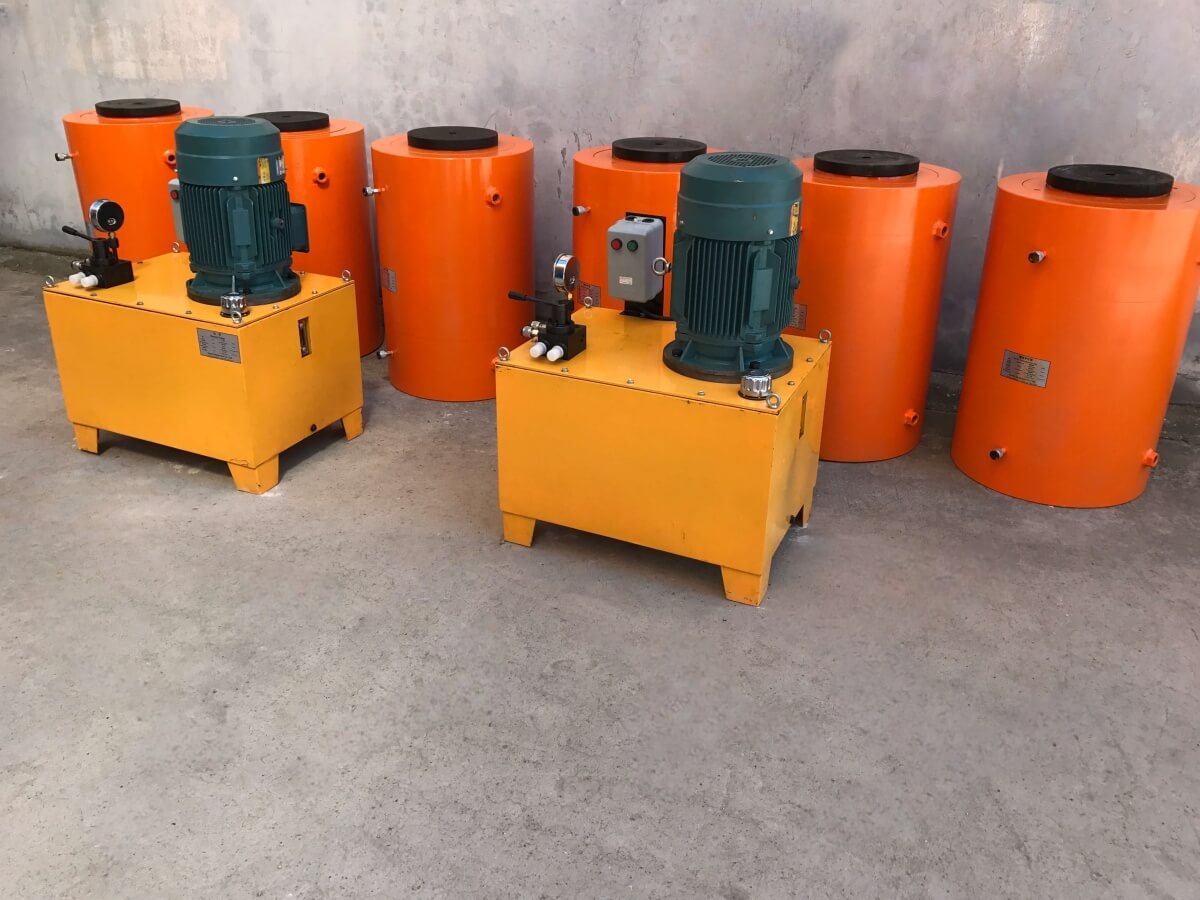 400 Ton Double Action Hydraulic Jacks for Bridges