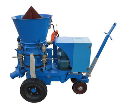 Refractory gunning machine