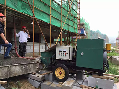 mini concrete pump machine