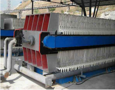 Application of chamber filter equipment