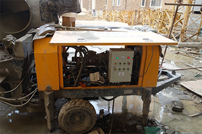 trailer concrete pump