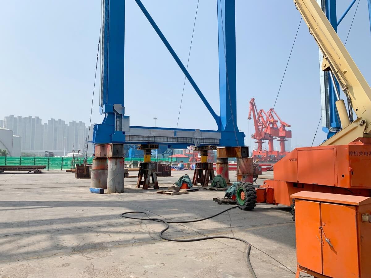 large tonnage lifting hydraulic jack