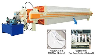 Automatic high Pressure filter press