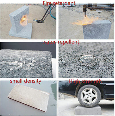 Lightweight foam concrete block making machine