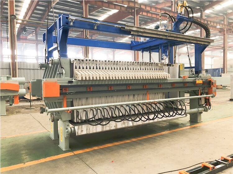 Filter Press in Salt Sludge Treatment