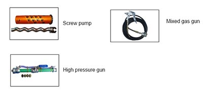 plaster machine detailed parts