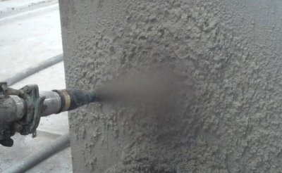 concrete spraying pump