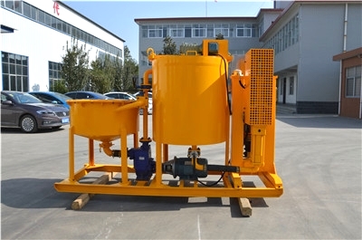 Colloidal grout mixer pump