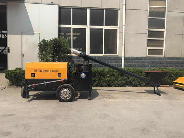 foam concrete machine for floor heating