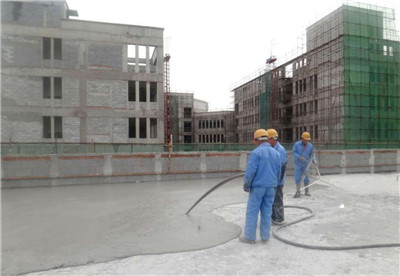 Cast-in-place foam concrete