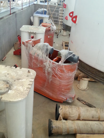 grout mixer for TBM