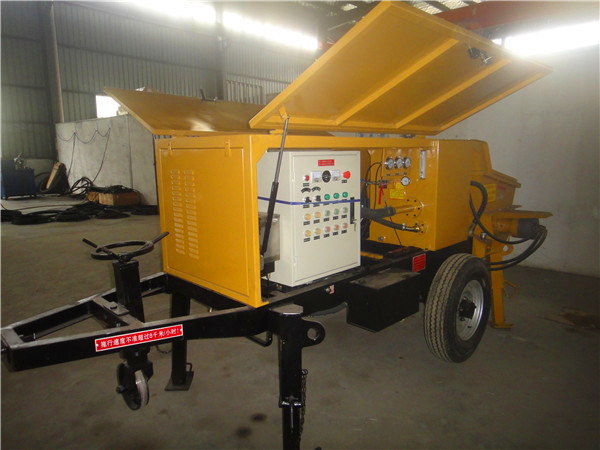 trailer concrete pump