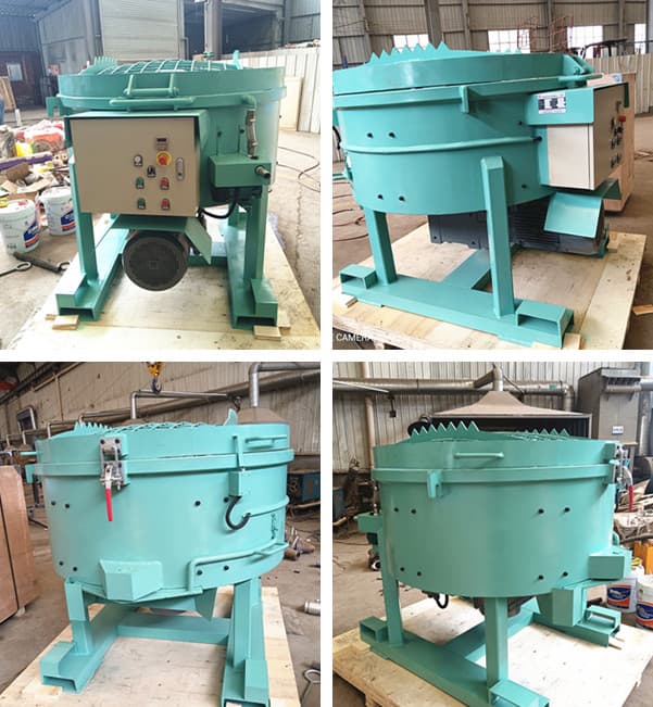 500kg refractory pan mixer