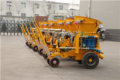 Shotcrete machine for slope protect