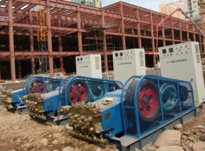 High pressure jet grouting pumps for ground improve