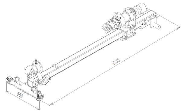 dimensions of DTH drilling rig