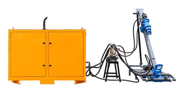 DTH drilling machine with diesel drive Hydraulic station