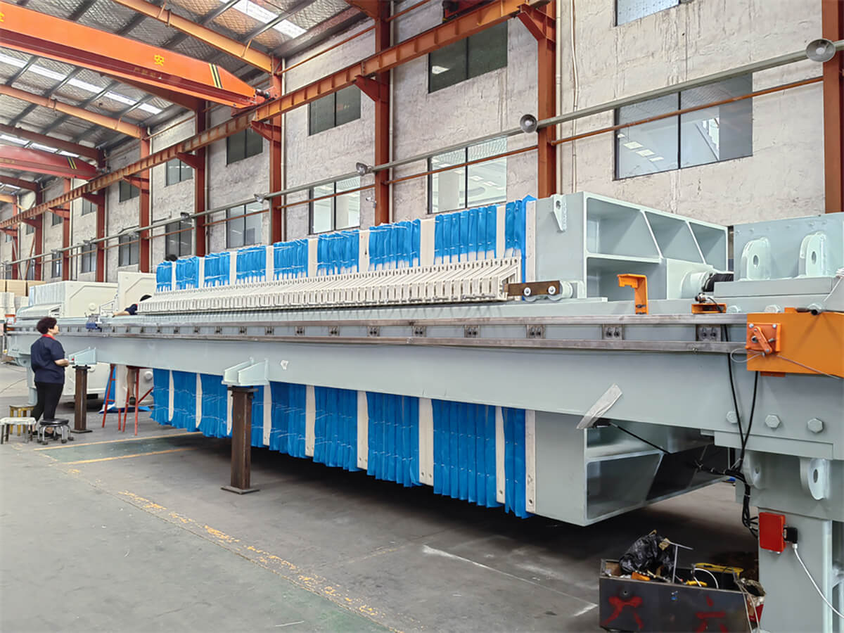 program controlled automatic filter press factory