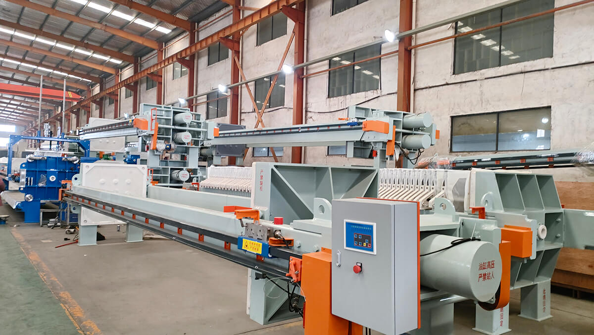 Hydraulic pressure filter press from China