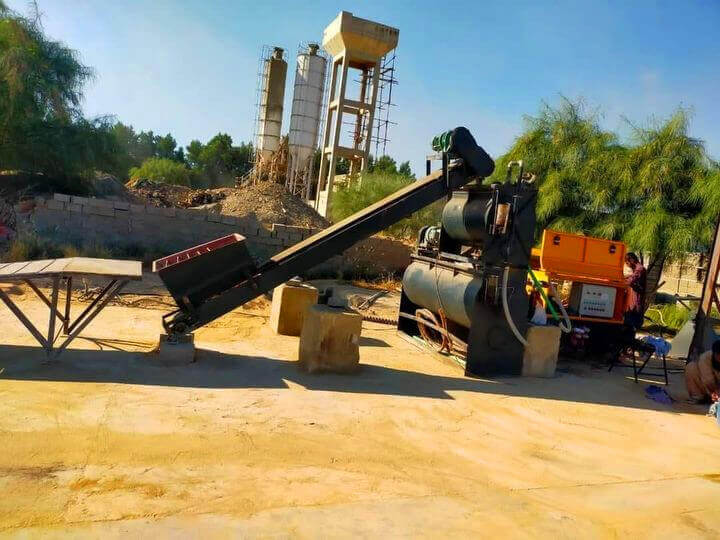 foaming concrete block machine