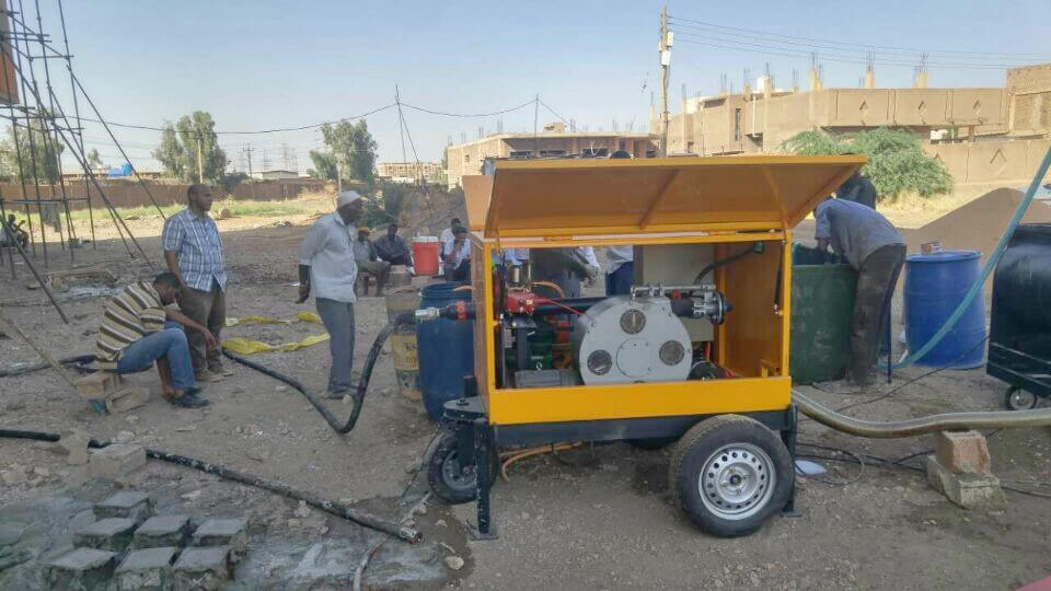 CLC foam concrete machine for roof insulation constructions