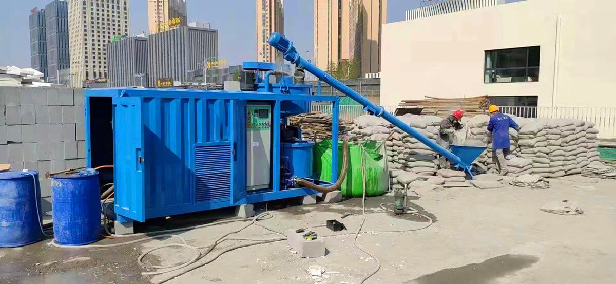 foam concrete equipment for wall panel casting