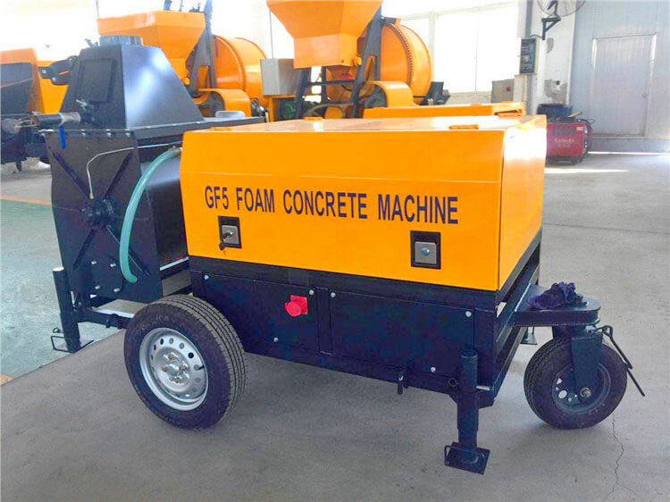 GF5 foam concrete machine for making brick