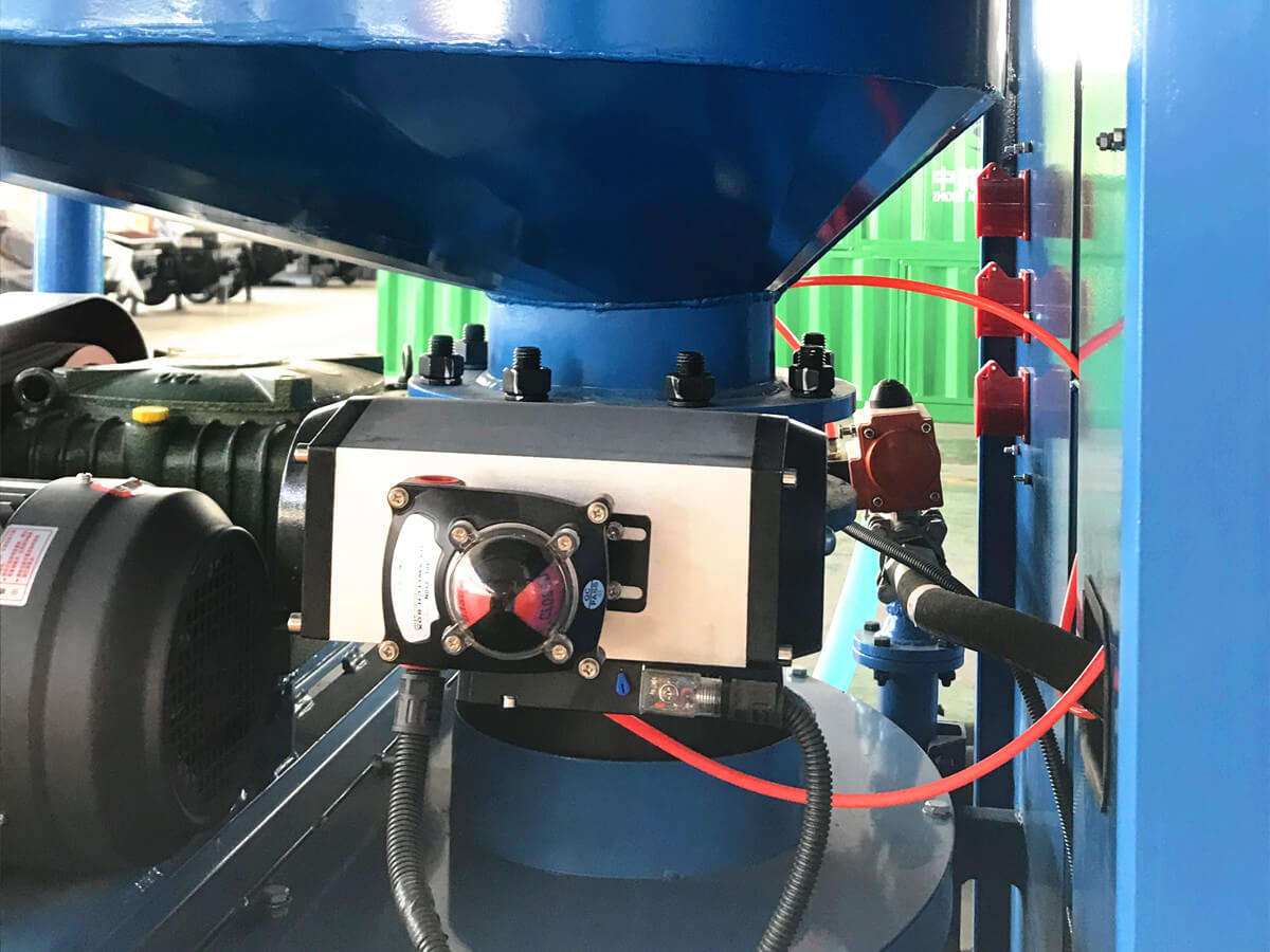 details of big output foam concrete maachine