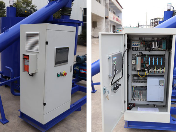 Electric control cabinet of auto mixing station