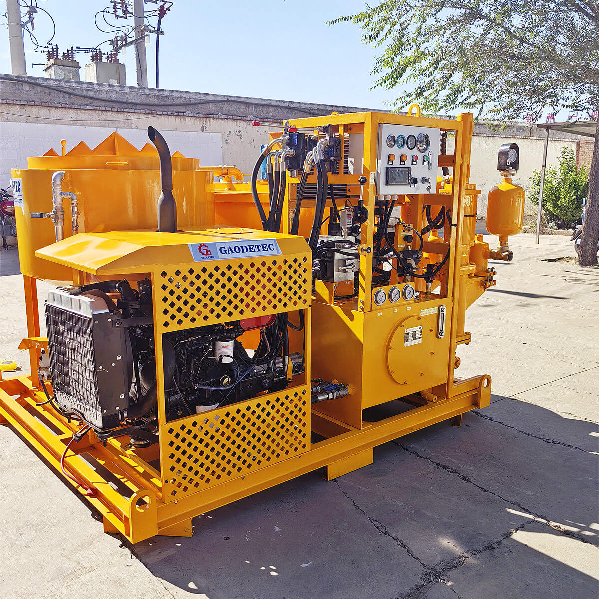 Dual plunger injection pump plant