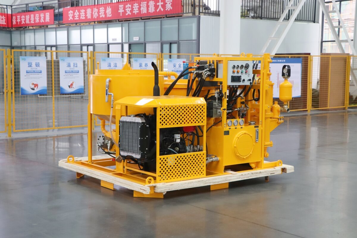 grout injection station