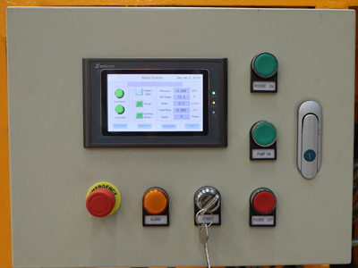 control system for grout plant