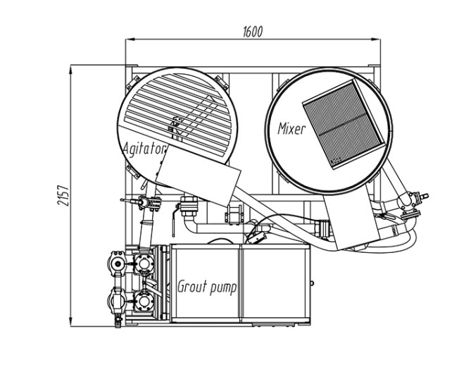 compact grout plant design