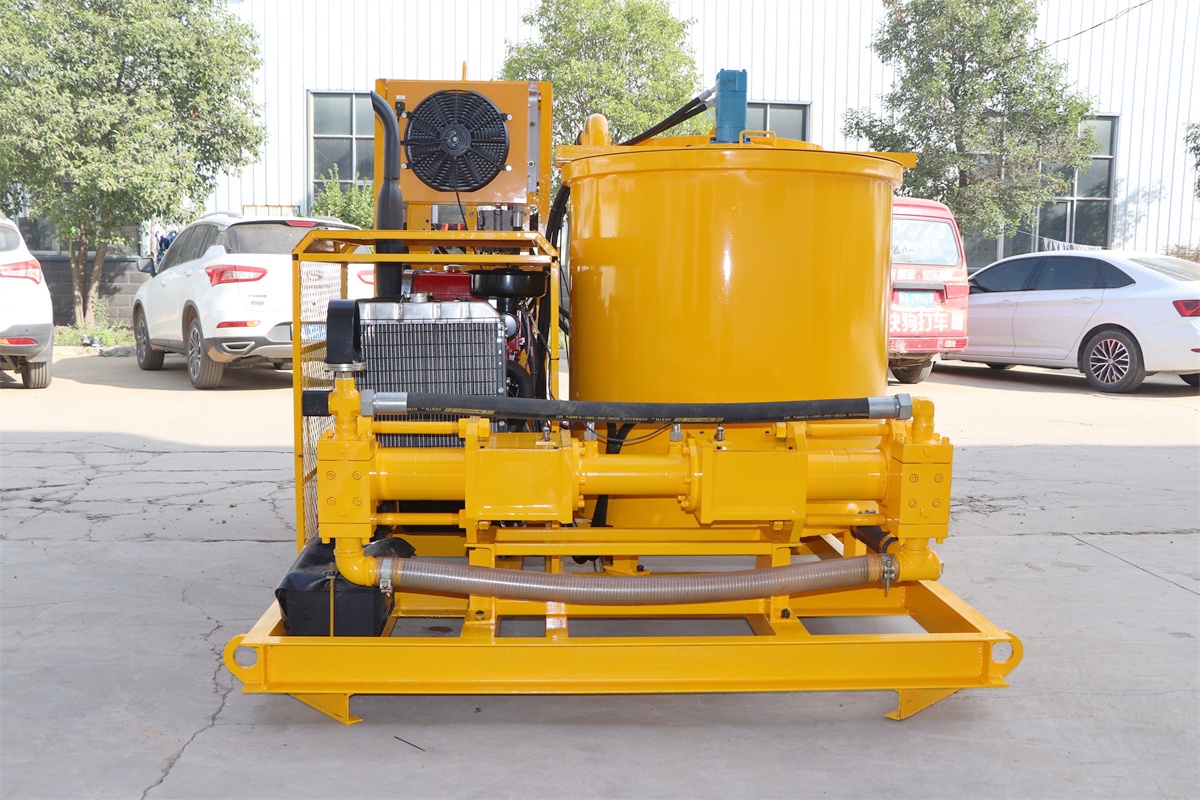 jet grout plant for drilling