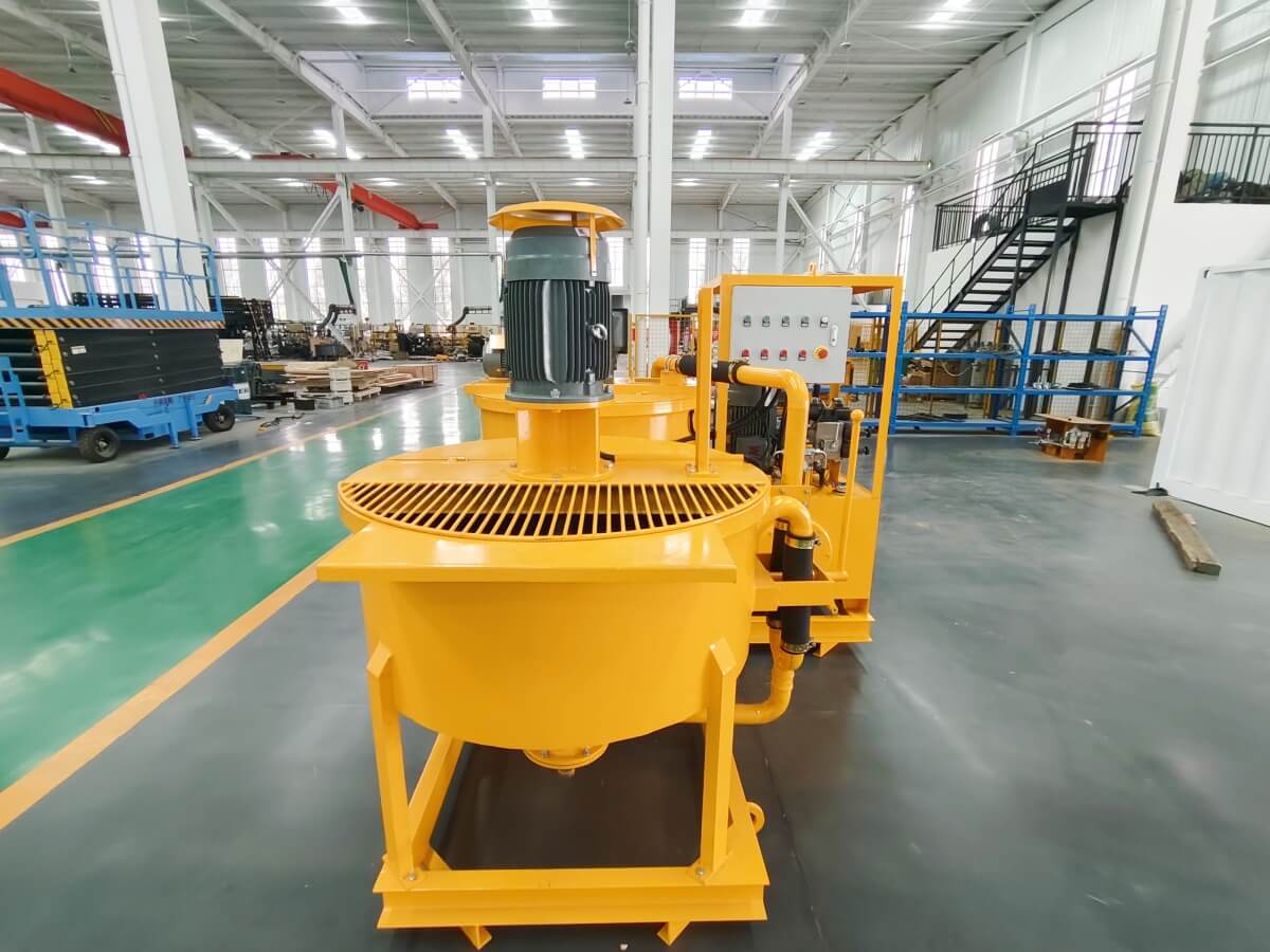 grout pump station