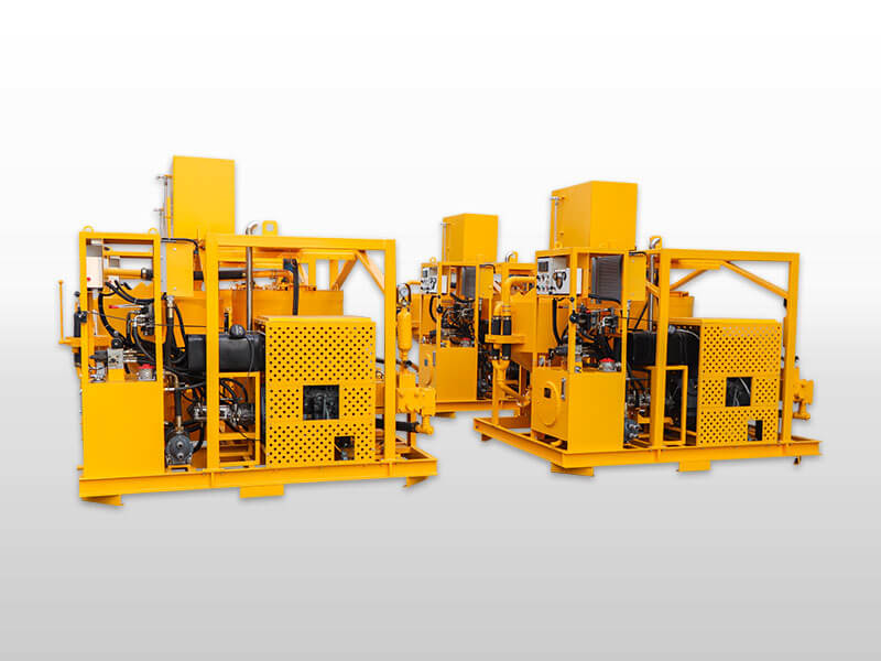 cement grout plant driven by air-cooled diesel engine