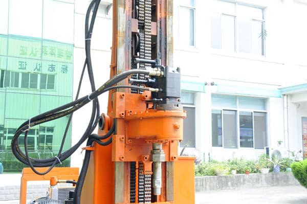 Grouting drilling rig details