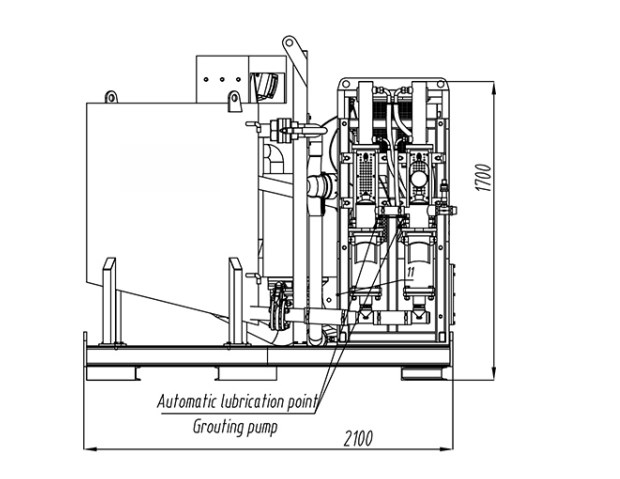 compact grout unit size