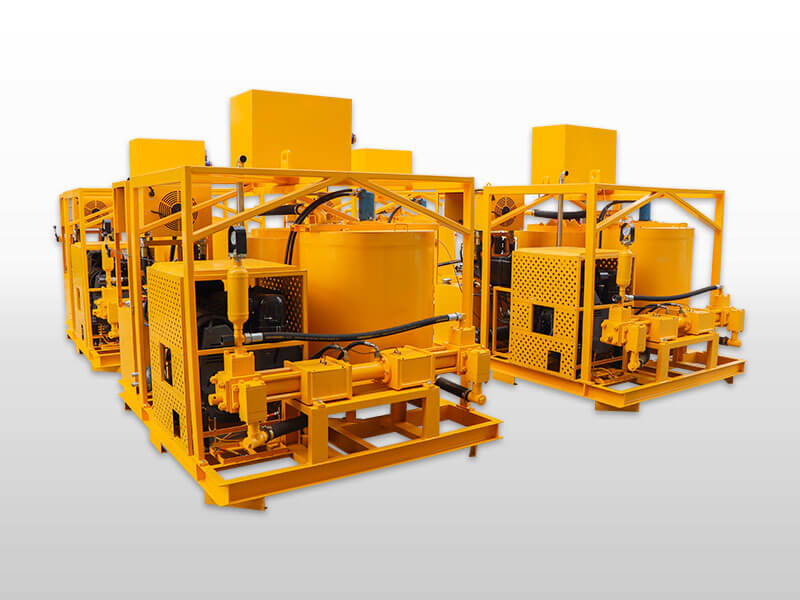 Upgraded colloidal cement grout plant
