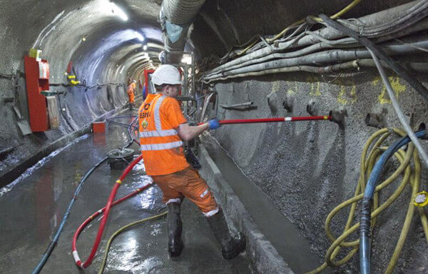 grouting plant for tunnel project