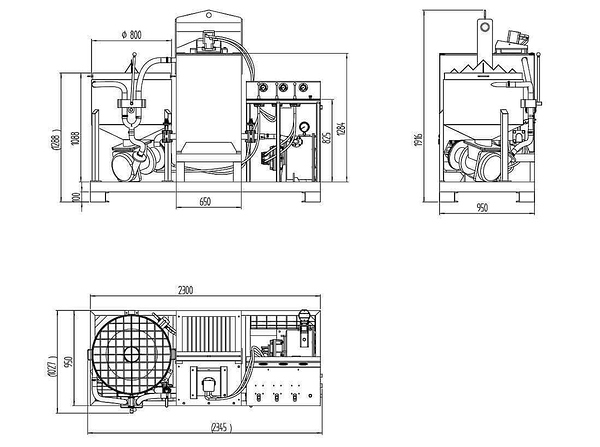 tunnel grouting equipment drawing