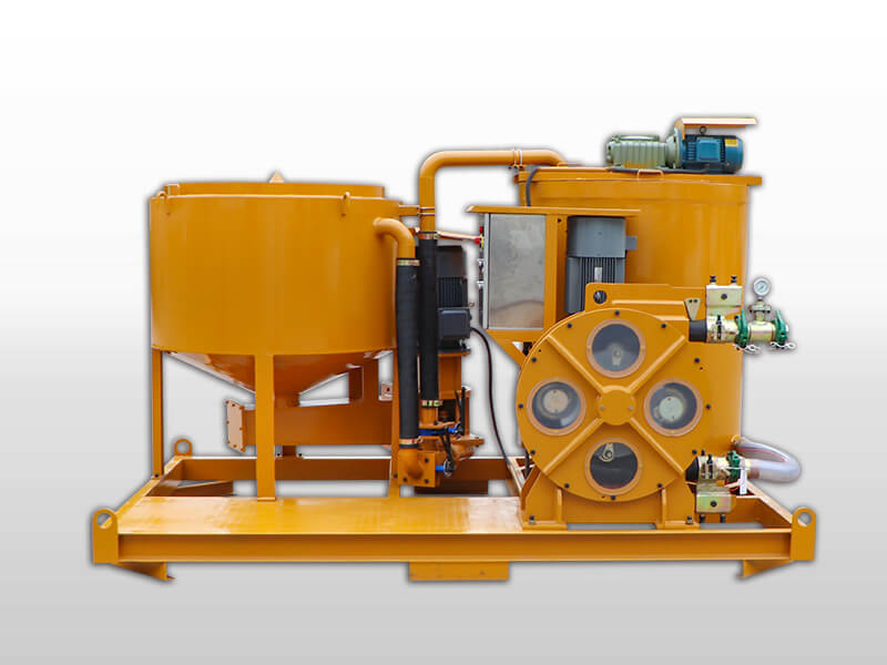 hose type grout unit