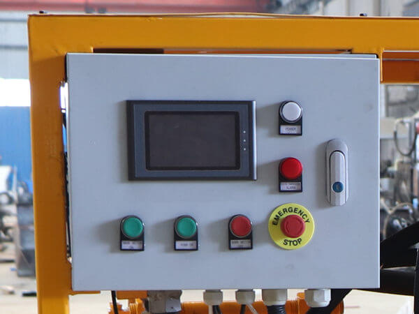 control cabinet of electric grout pump