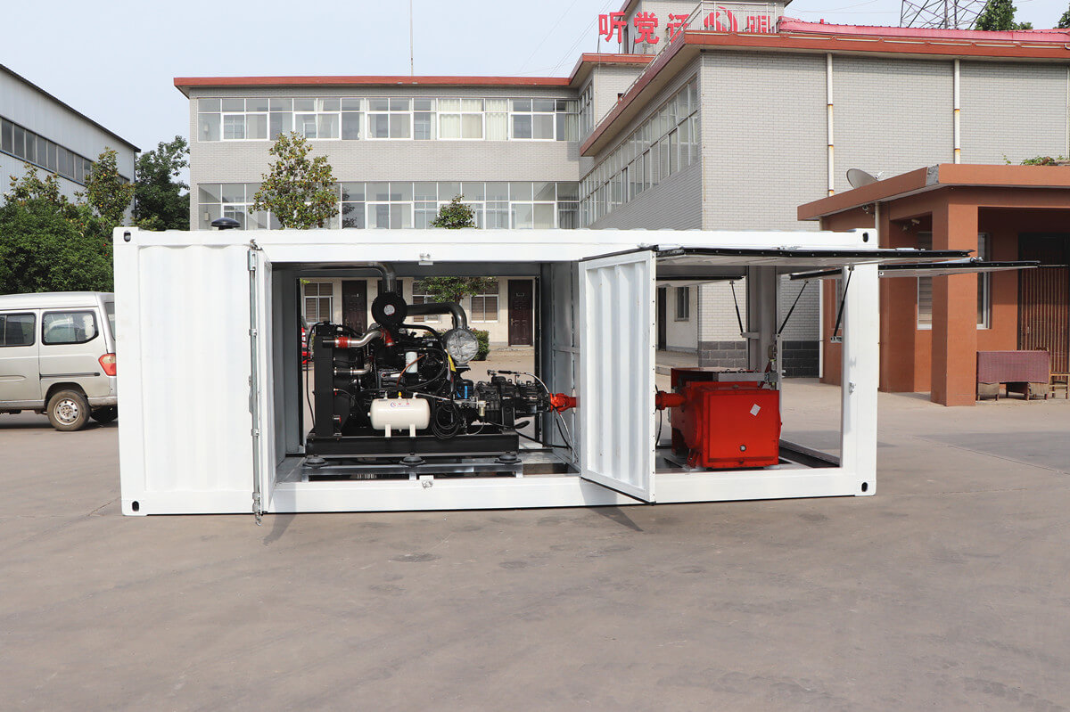 container type high pressure grouting pump