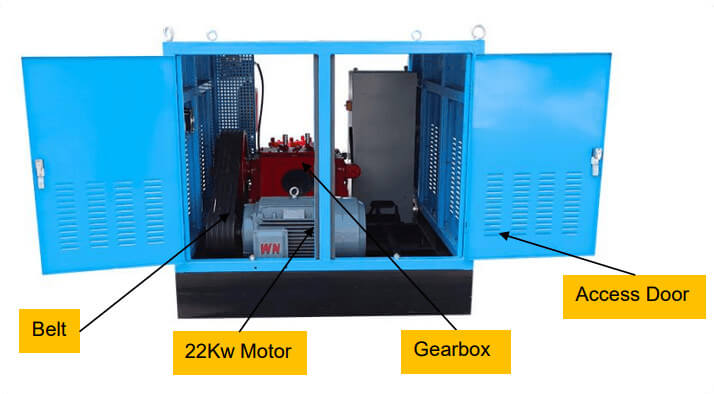 container grout pump for drilling rig