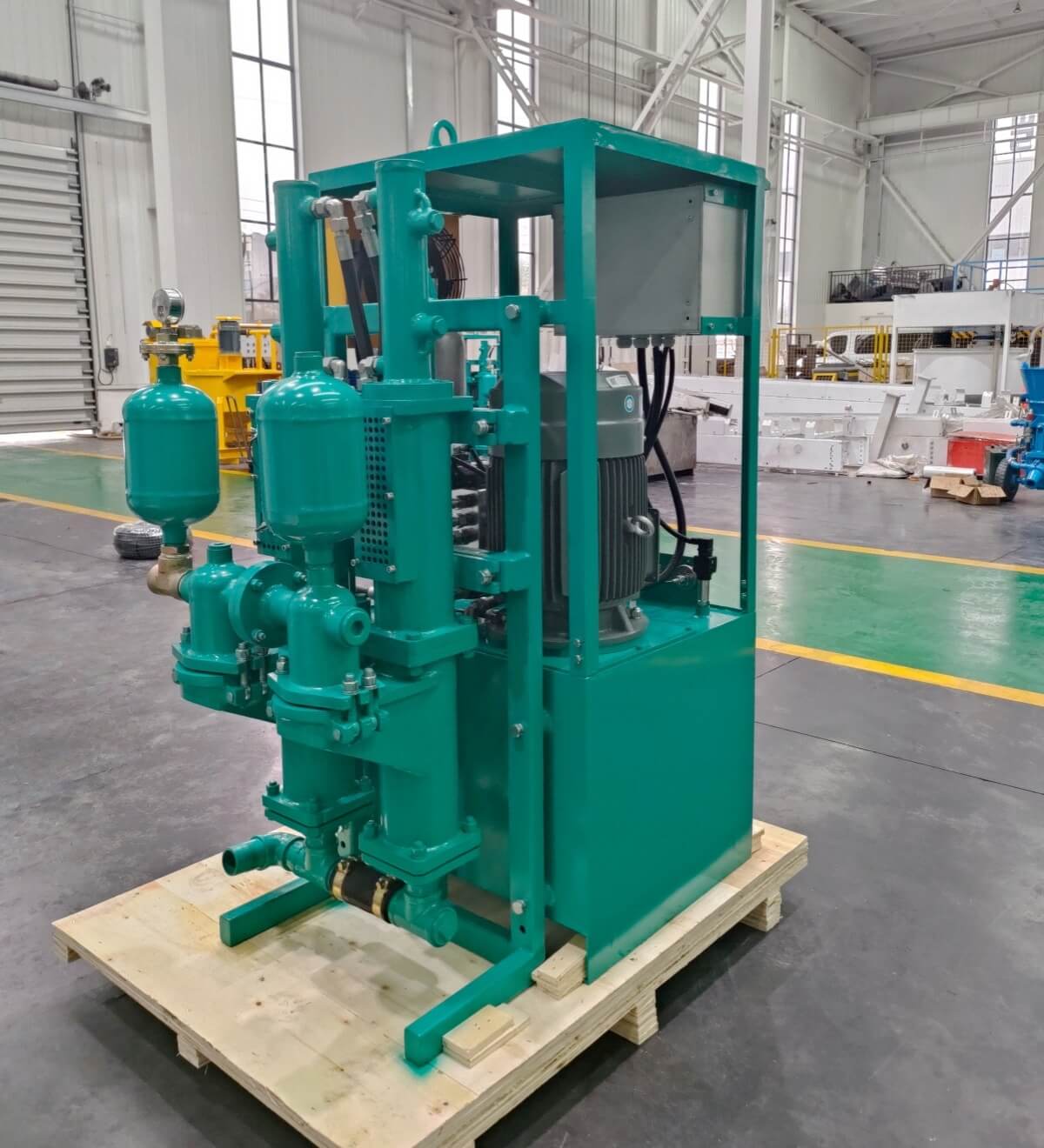 hydraulic grout pump