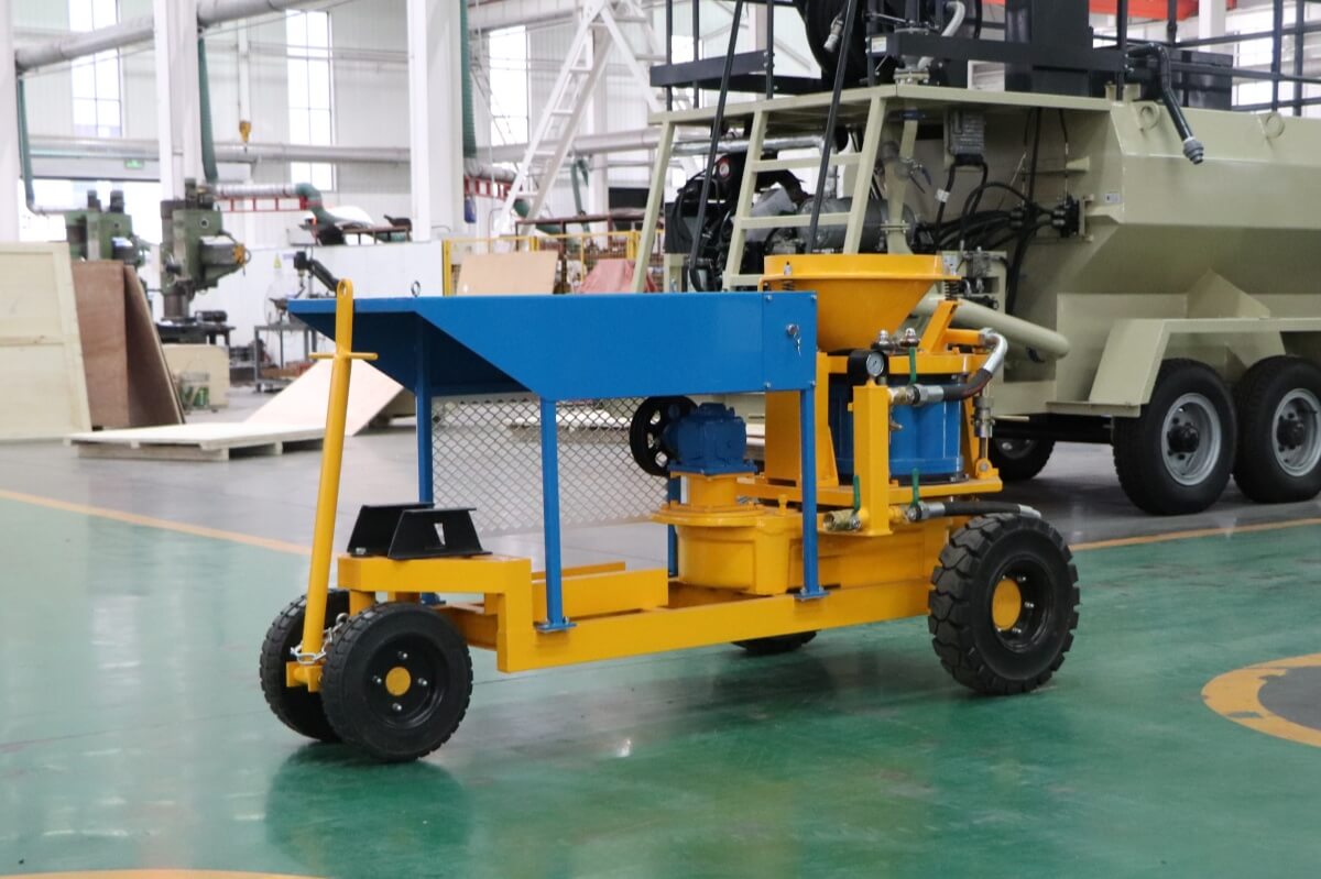 customized gunite machine