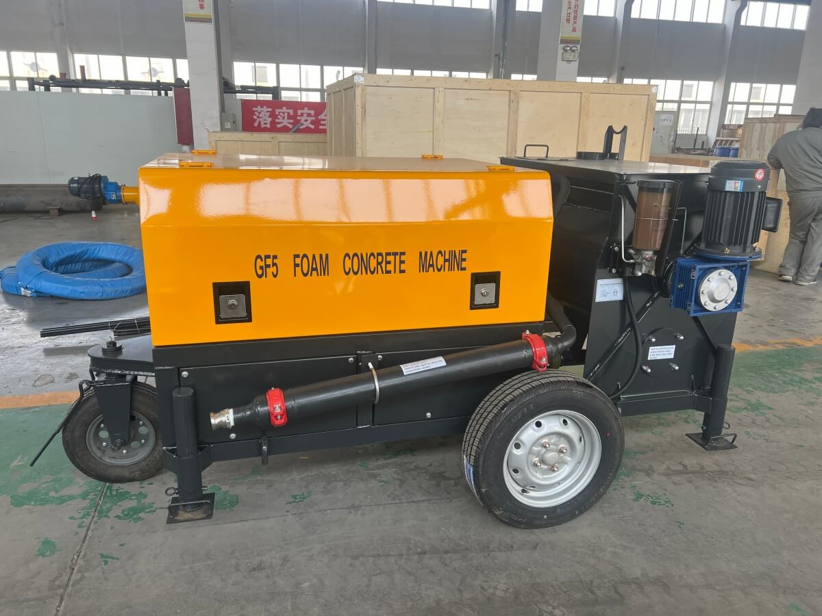 foaming concrete making machine for roof and floor insulation